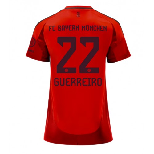 Dres Bayern Munich Raphael Guerreiro #22 Domaci za Žensko 2024-25 Kratak Rukav